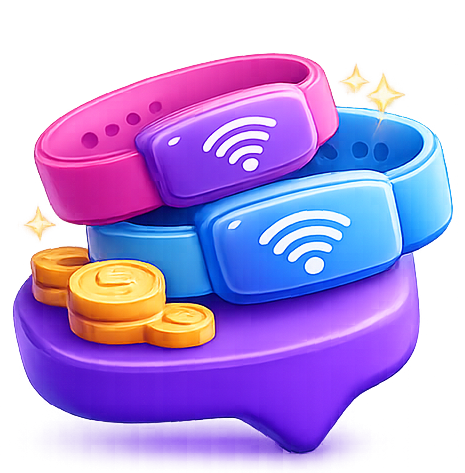 RFID wristband cashless payment